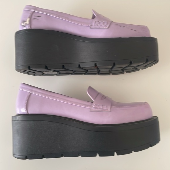 Lilac Paradise Platform Oxfords - Picture 3 of 6